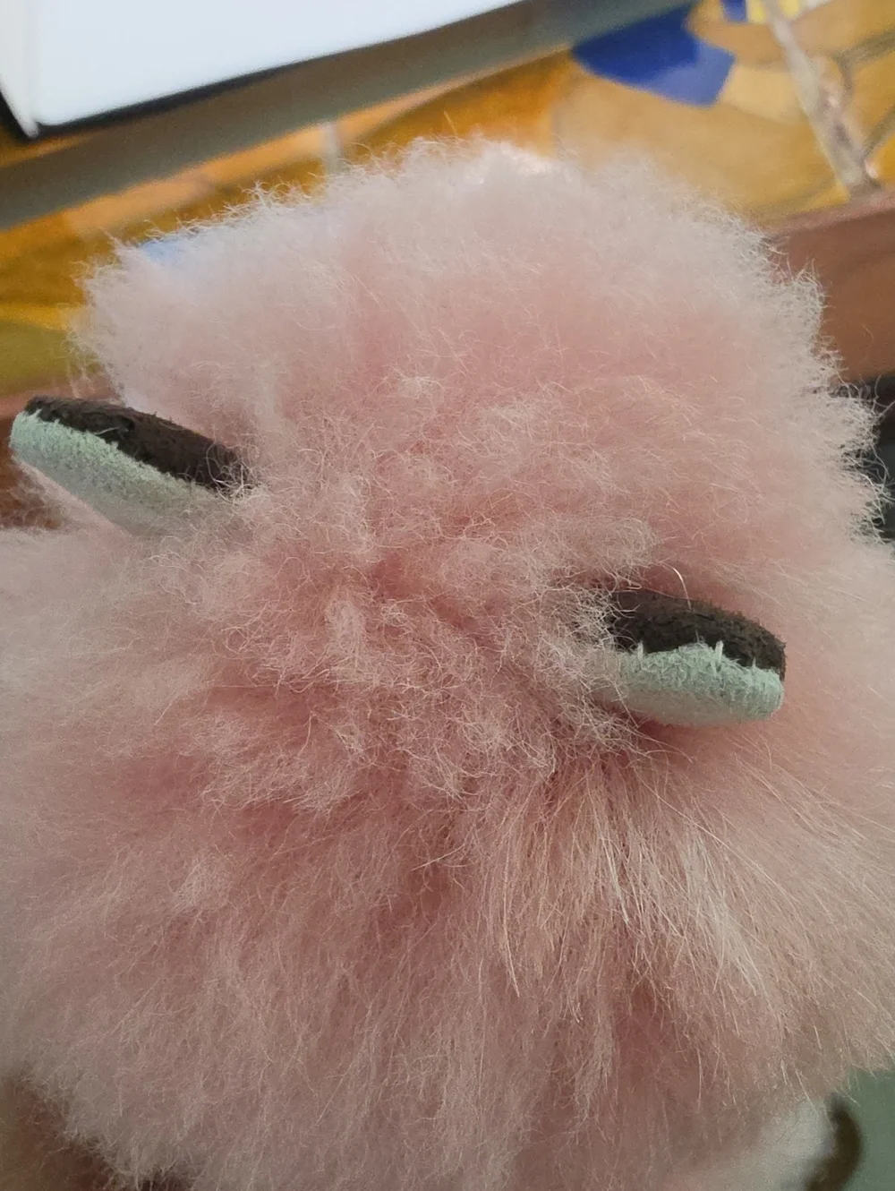 Plush Pink Artisanal Alpaca Plush Stuffed Toy